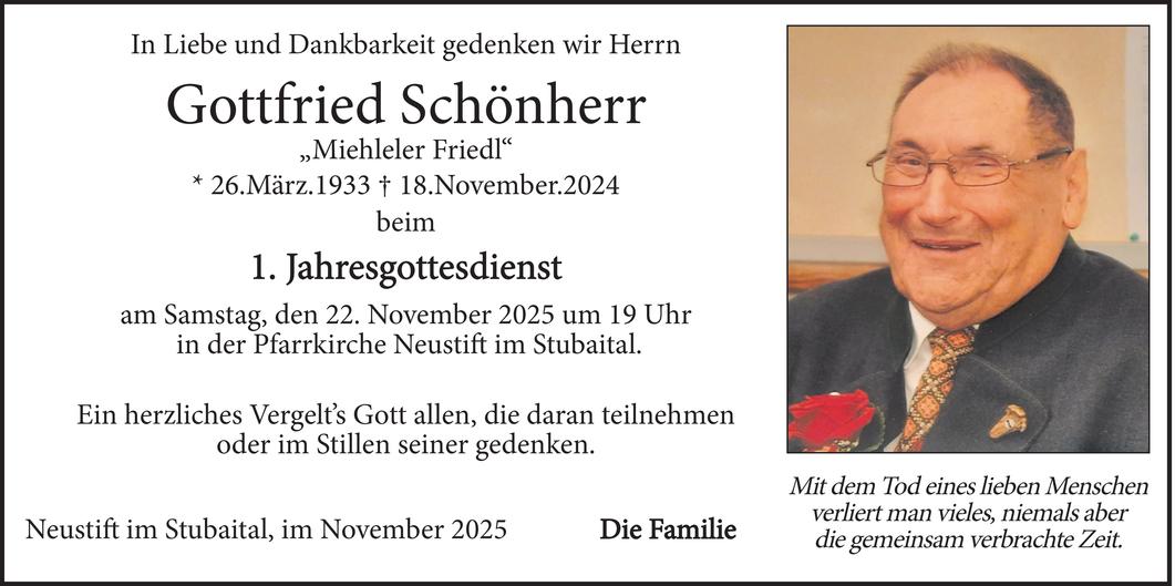 Gottfried Schönherr Bild