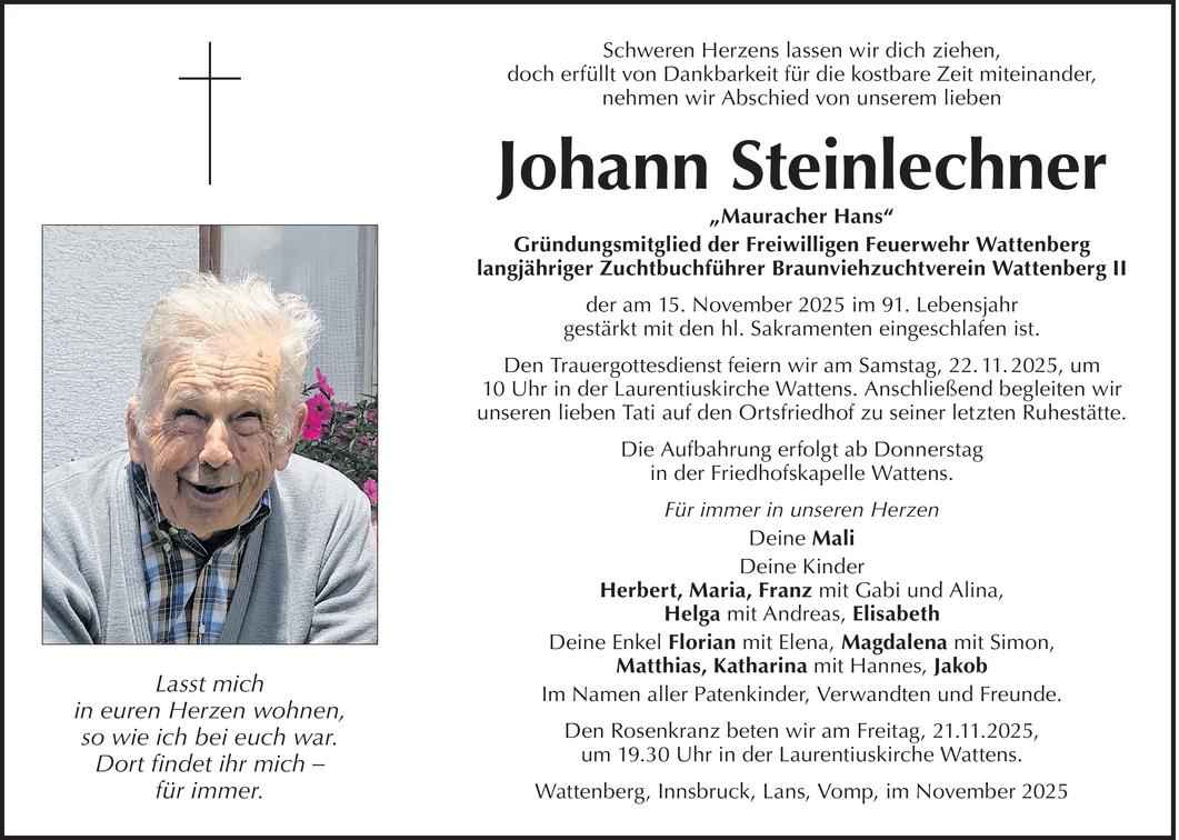 Johann Steinlechner Bild