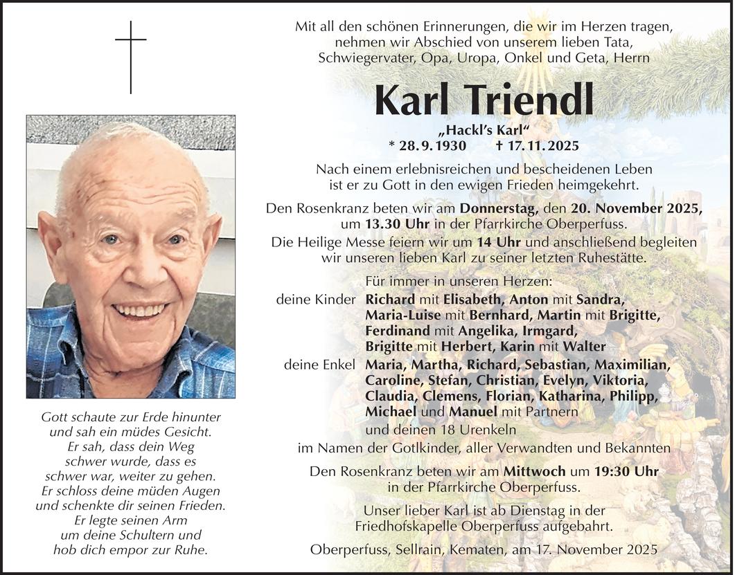 Karl Triendl Bild