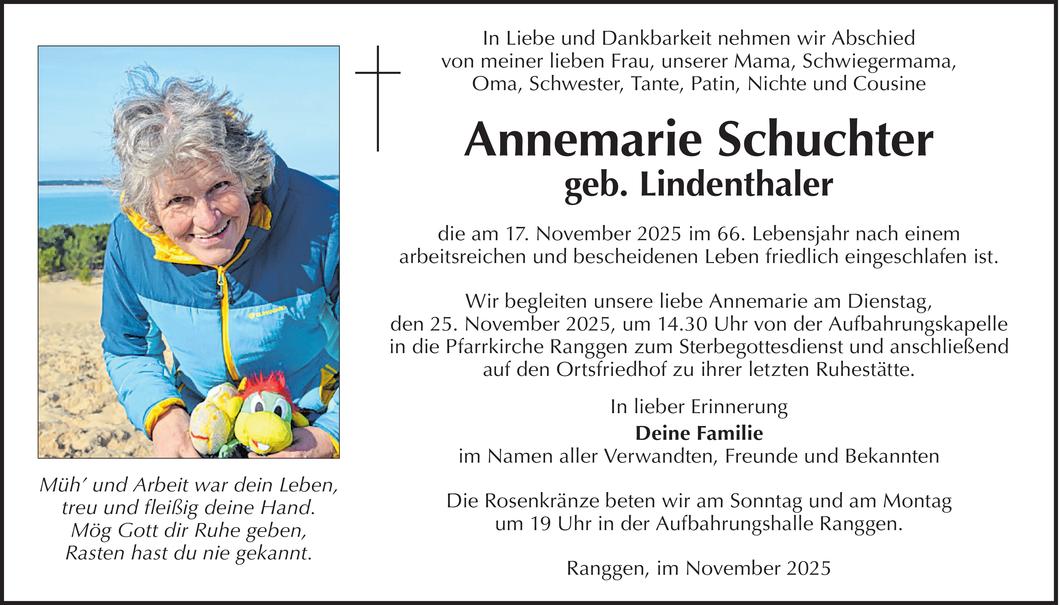 Annemarie Schuchter Bild