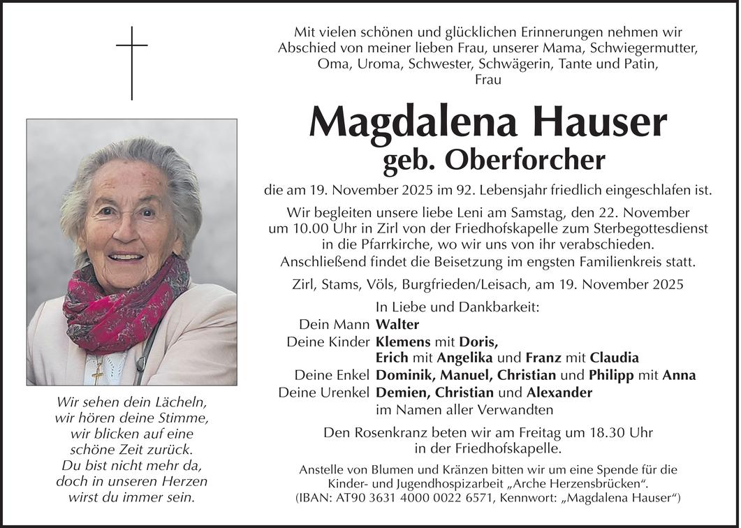 Magdalena Hauser Bild
