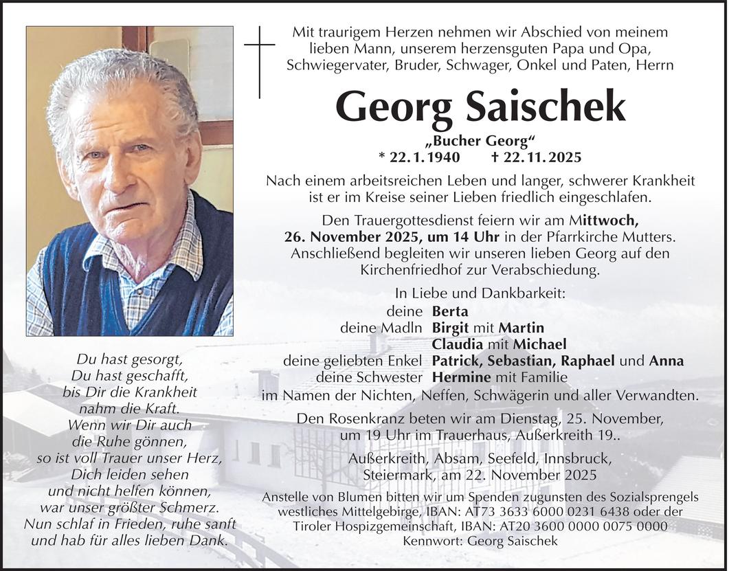 Georg Saischek Bild