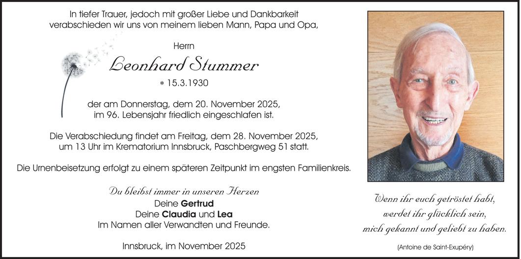 Leonhard Stummer Bild