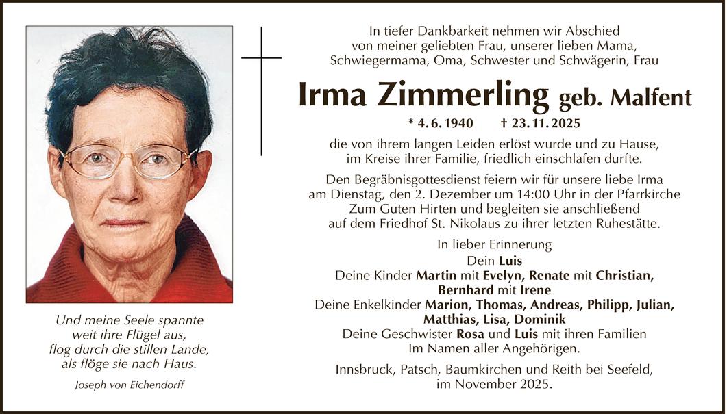 Irma Zimmerling Bild