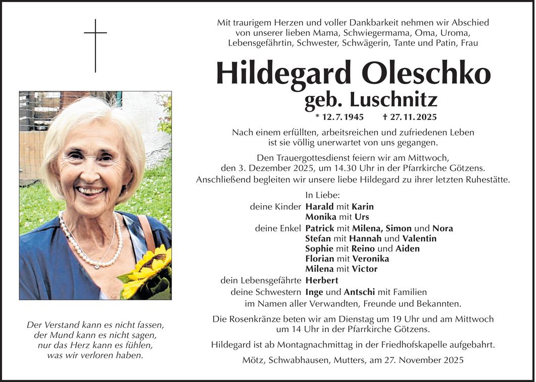 Hildegard Oleschko Bild