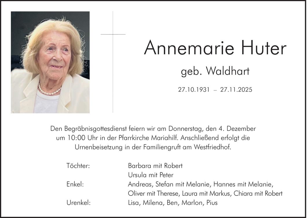 Annemarie Huter Bild